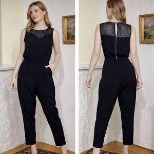 Rock & Shine Black Sleeveless Crop Jumpsuit